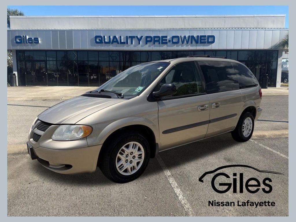 Gold 2002 Dodge Caravan Minivan Front-Wheel Drive 4-Speed Automatic