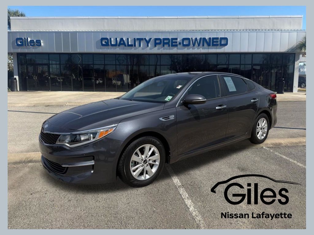 Gray (Platinum Graphite) 2017 Kia Optima Sedan Front-Wheel Drive 6-Speed Automatic