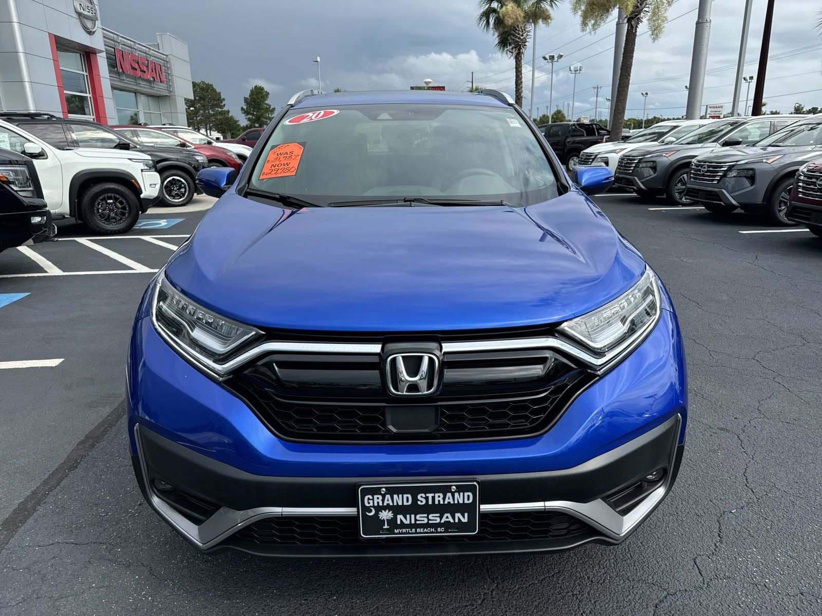 Used 2020 Honda CR-V Touring with VIN 7FARW1H93LE005542 for sale in Myrtle Beach, SC