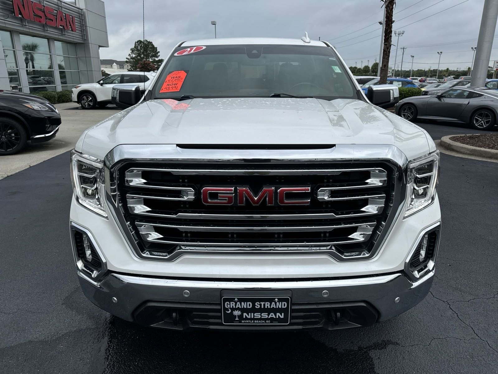 Used 2021 GMC Sierra 1500 SLT with VIN 3GTU9DED6MG160766 for sale in Myrtle Beach, SC