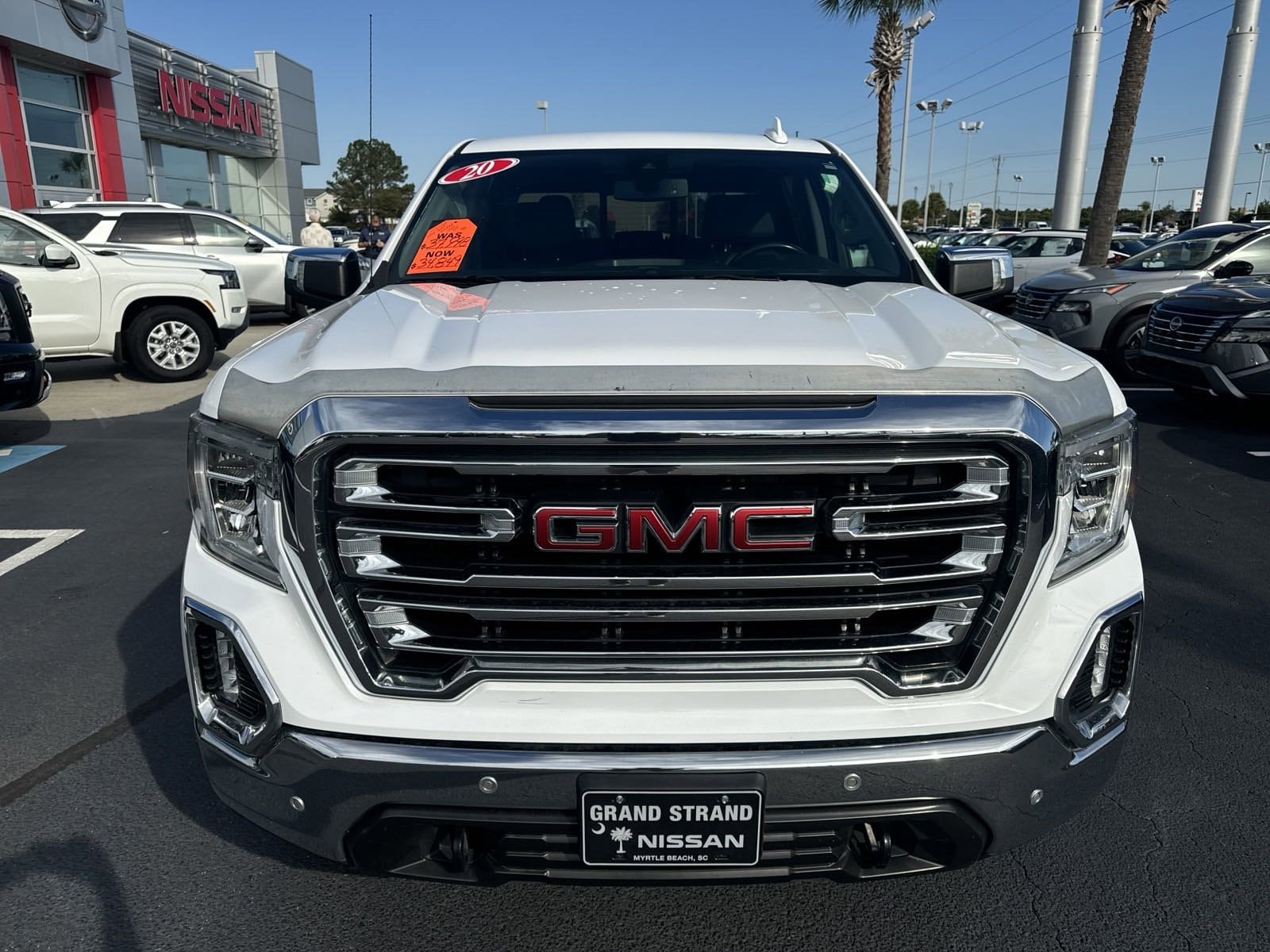 Used 2020 GMC Sierra 1500 SLT with VIN 3GTU9DED6LG380438 for sale in Myrtle Beach, SC