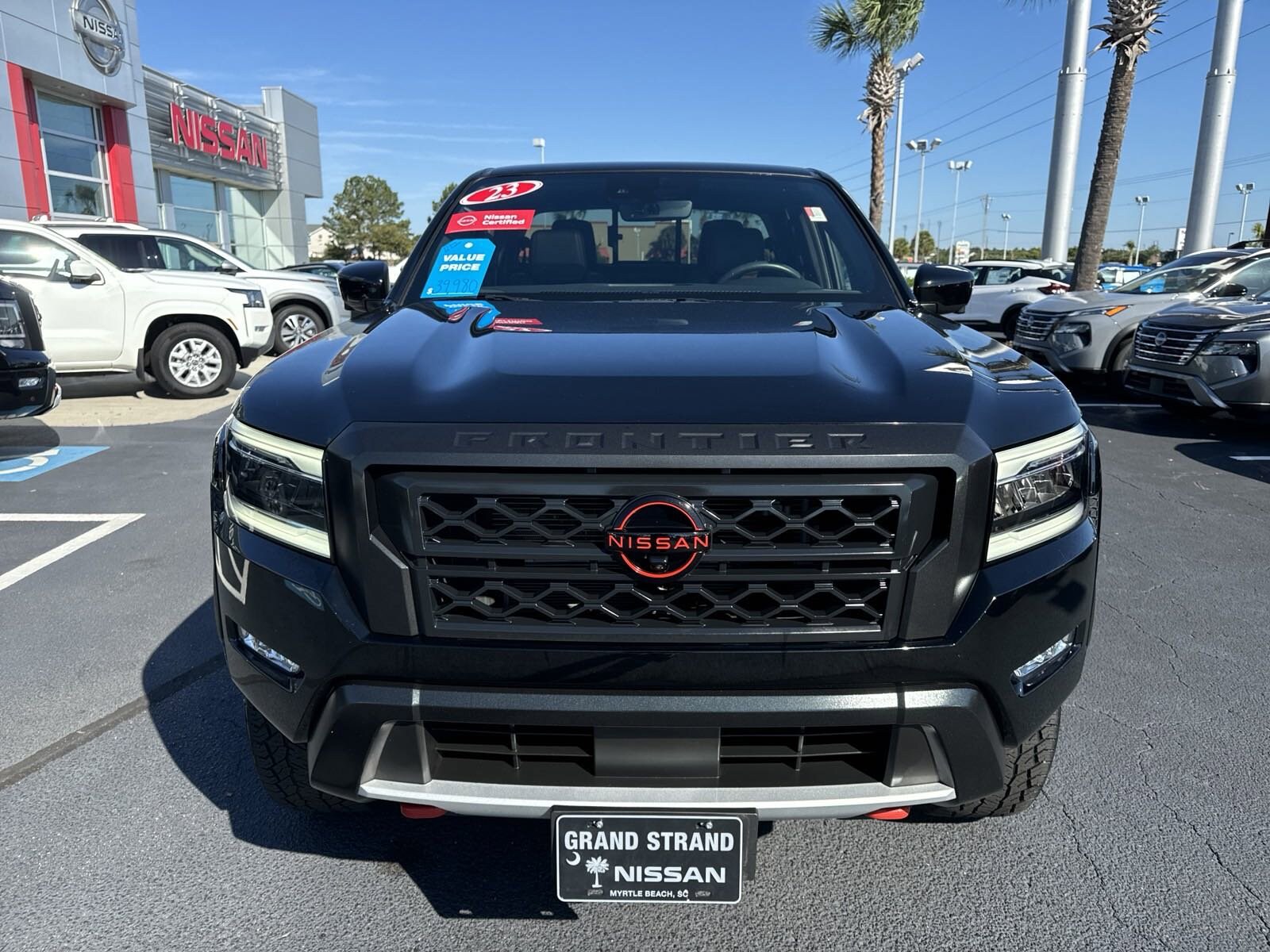 Certified 2023 Nissan Frontier PRO-4X with VIN 1N6ED1EK2PN617730 for sale in Myrtle Beach, SC