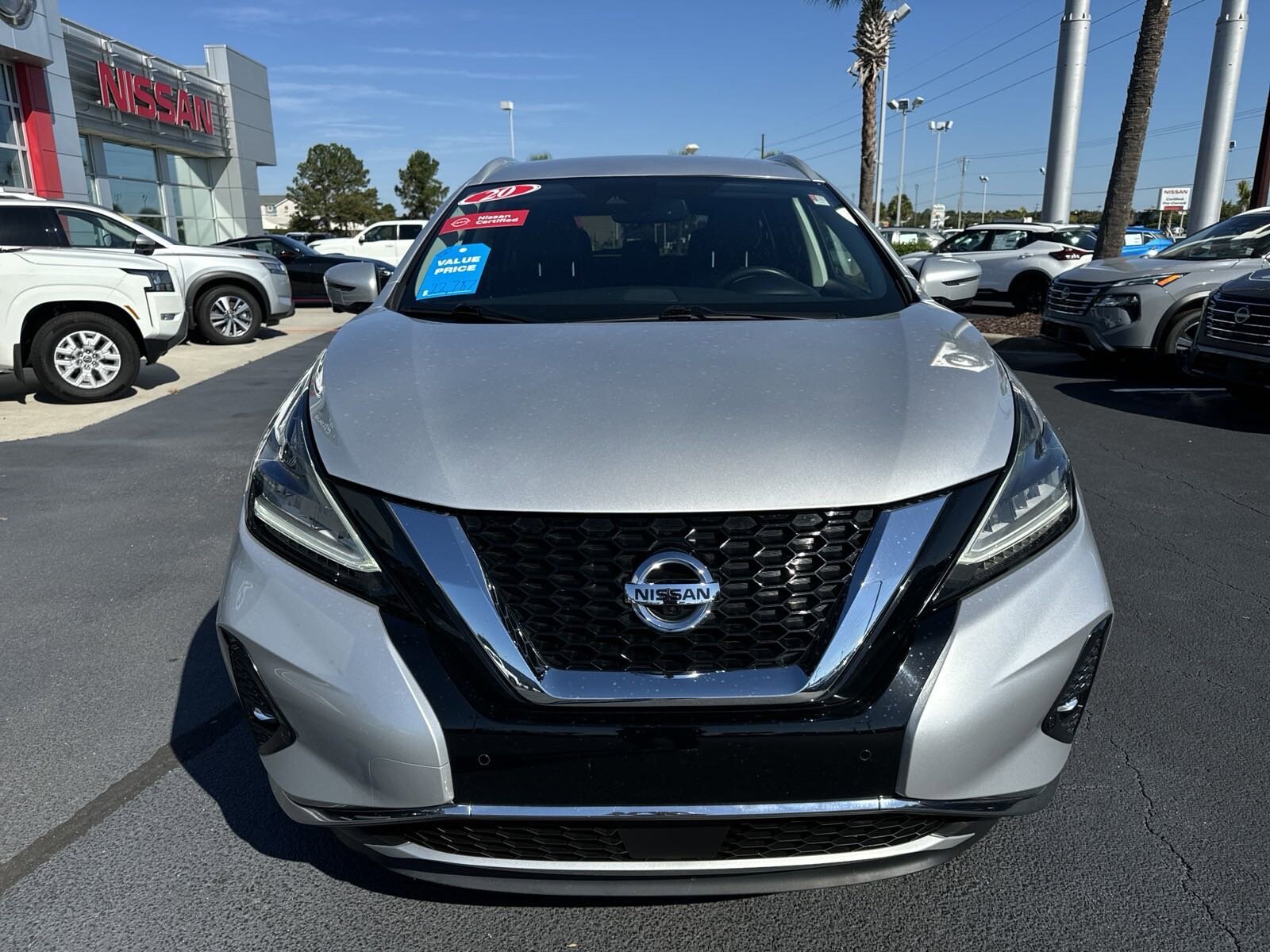 Certified 2020 Nissan Murano SL with VIN 5N1AZ2CJ6LN153849 for sale in Myrtle Beach, SC