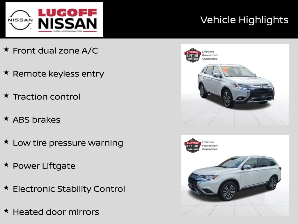 Used 2020 Mitsubishi Outlander SEL SUV