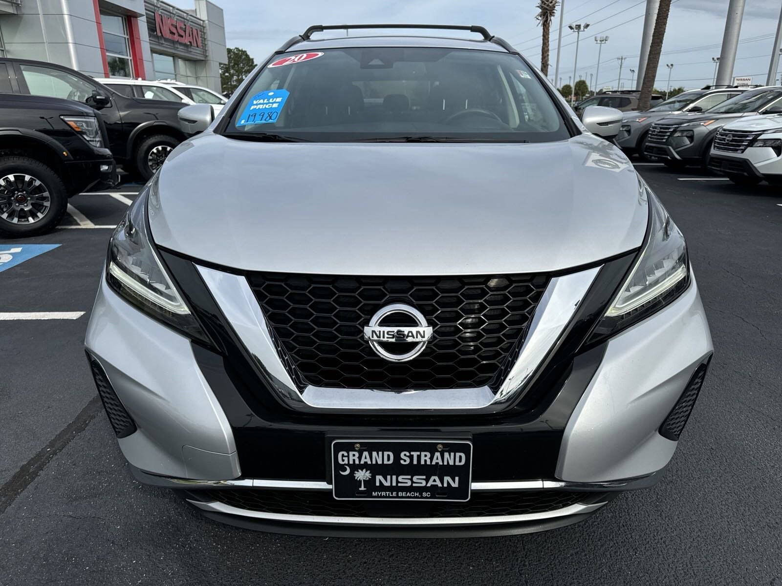 Certified 2020 Nissan Murano SV with VIN 5N1AZ2BS2LN104920 for sale in Myrtle Beach, SC