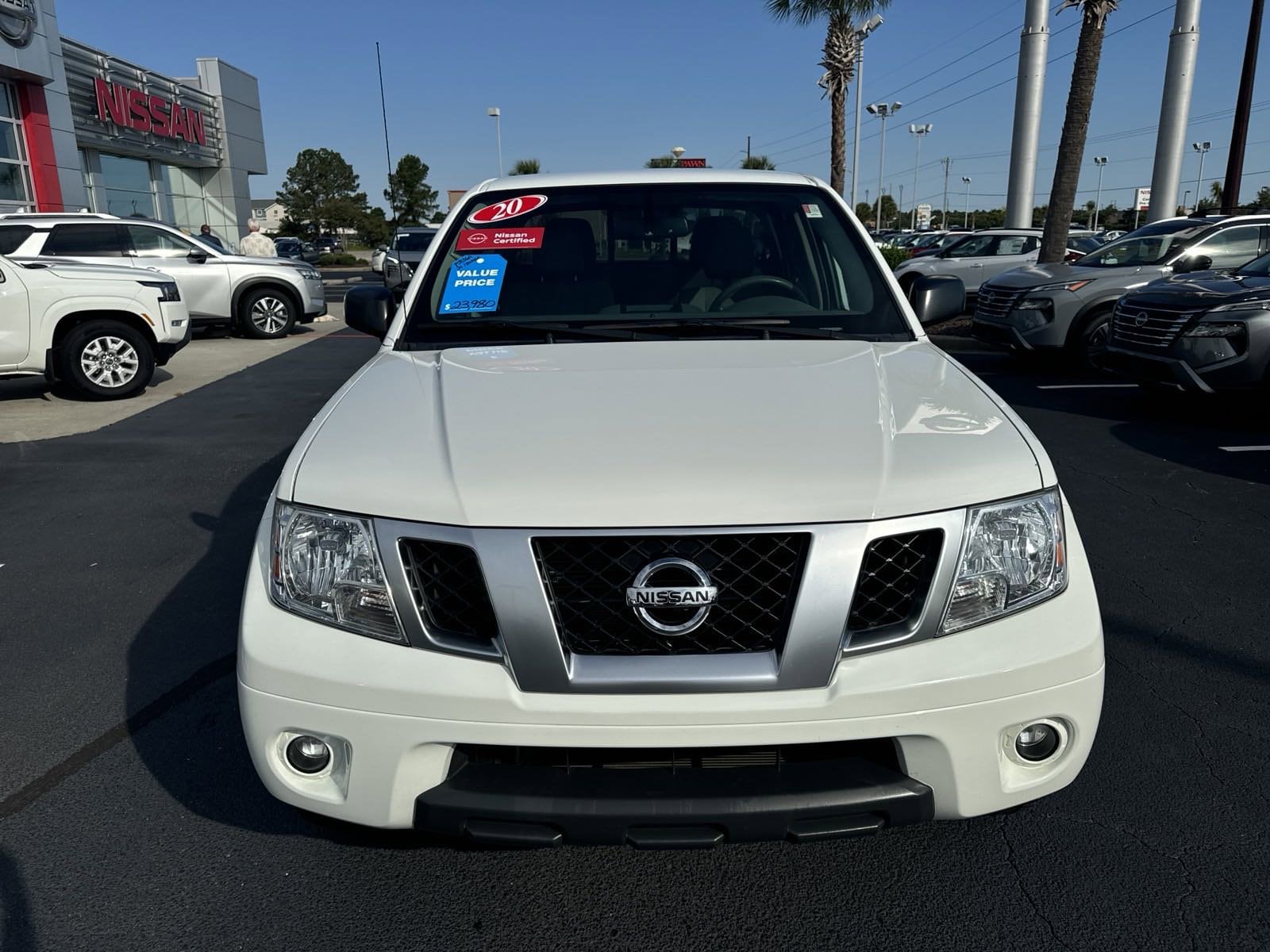 Certified 2020 Nissan Frontier SV with VIN 1N6ED0EA1LN719595 for sale in Myrtle Beach, SC