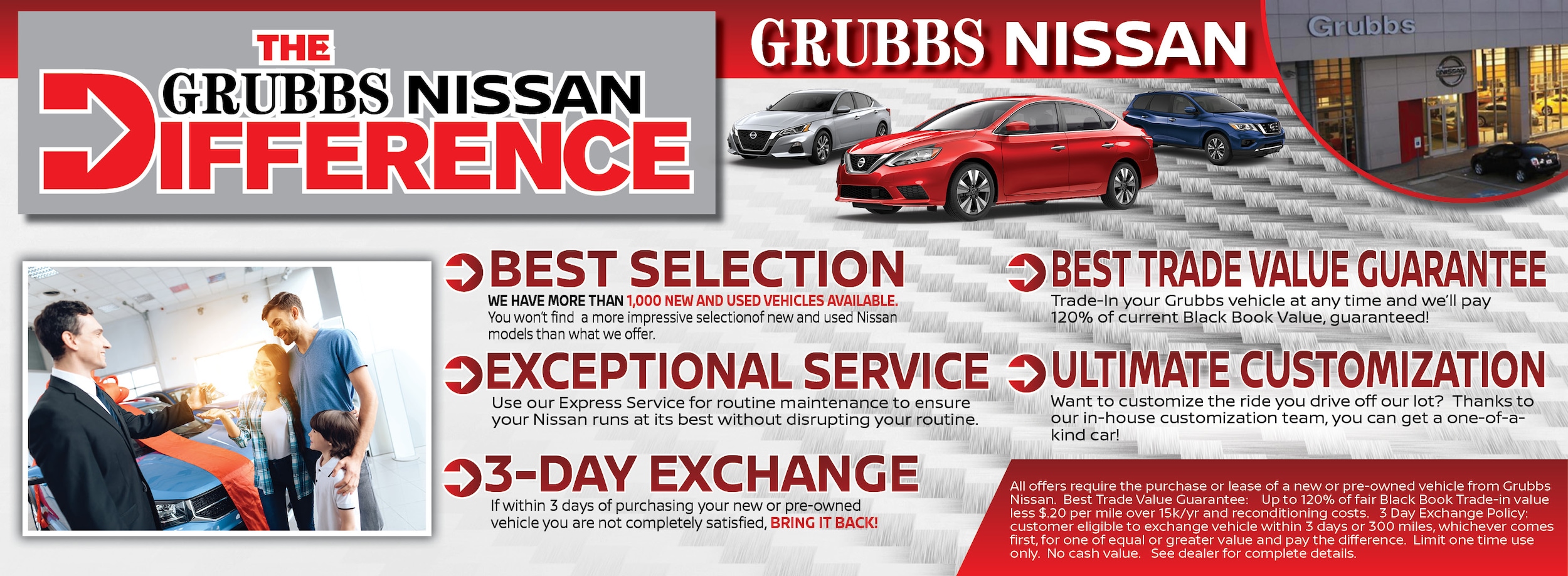 Grubbs Nissan, New & Used Nissan Dealership in Bedford, TX, Serving