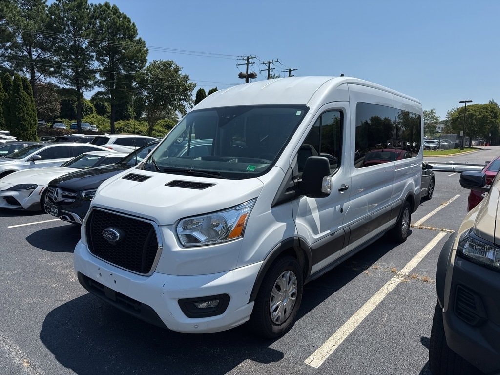 Used 2021 Ford Transit Passenger Wagon XLT T-350 148 Med Roof XLT RWD