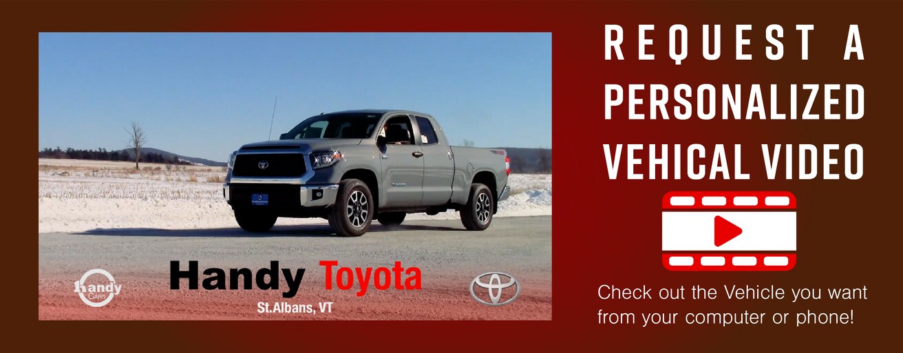 Handy Toyota New & Used Toyota Dealer Serving St. Albans & Burlington VT
