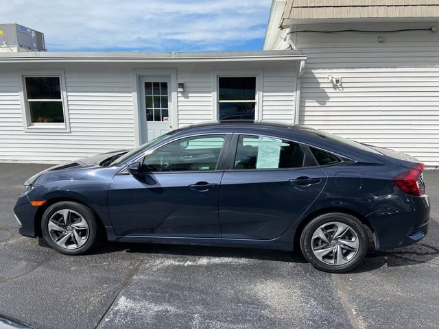 Used 2021 Honda Civic LX with VIN 2HGFC2F61MH560136 for sale in Saint Albans, VT