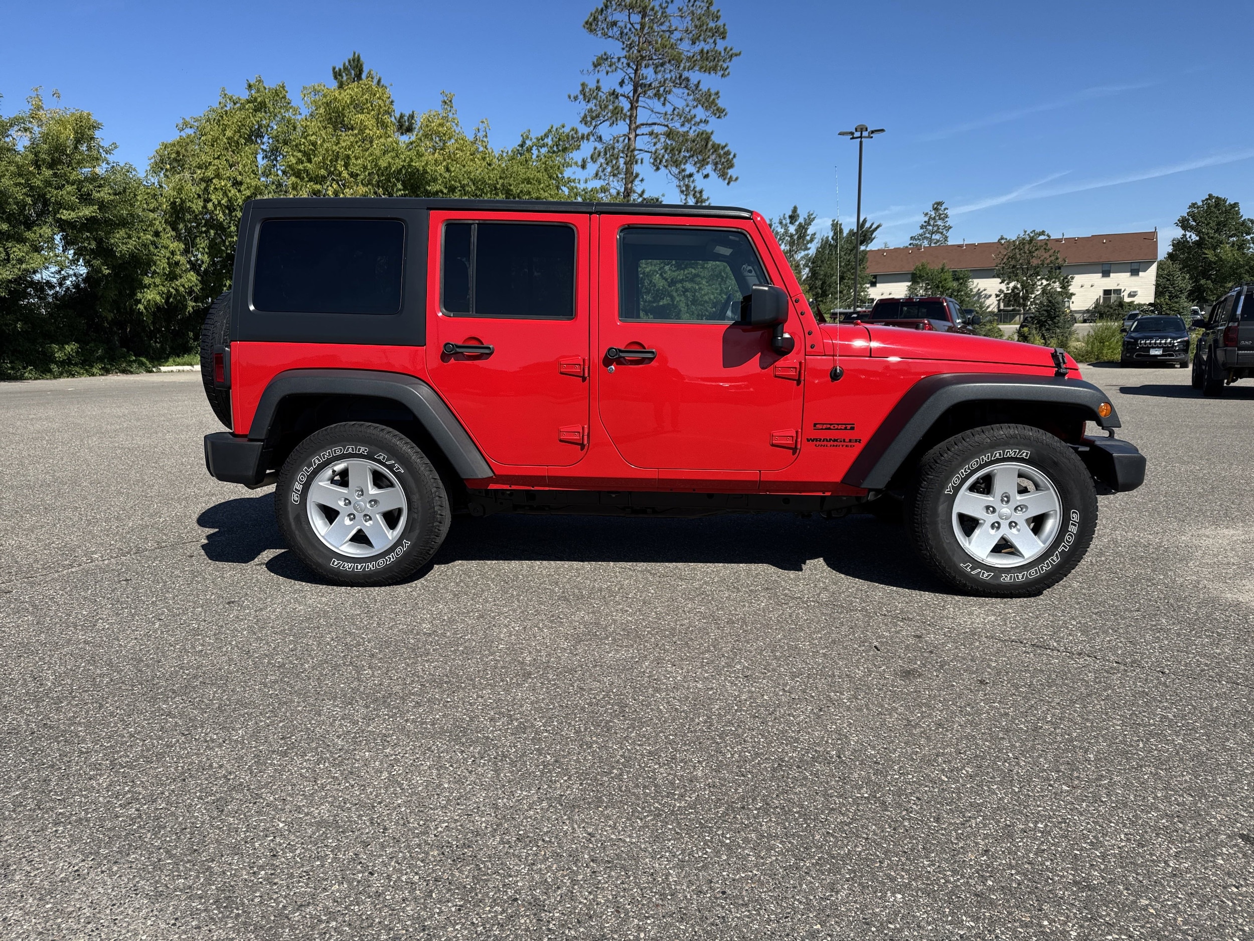 Used 2016 Jeep Wrangler Unlimited Sport S with VIN 1C4HJWDGXGL320218 for sale in Bemidji, Minnesota