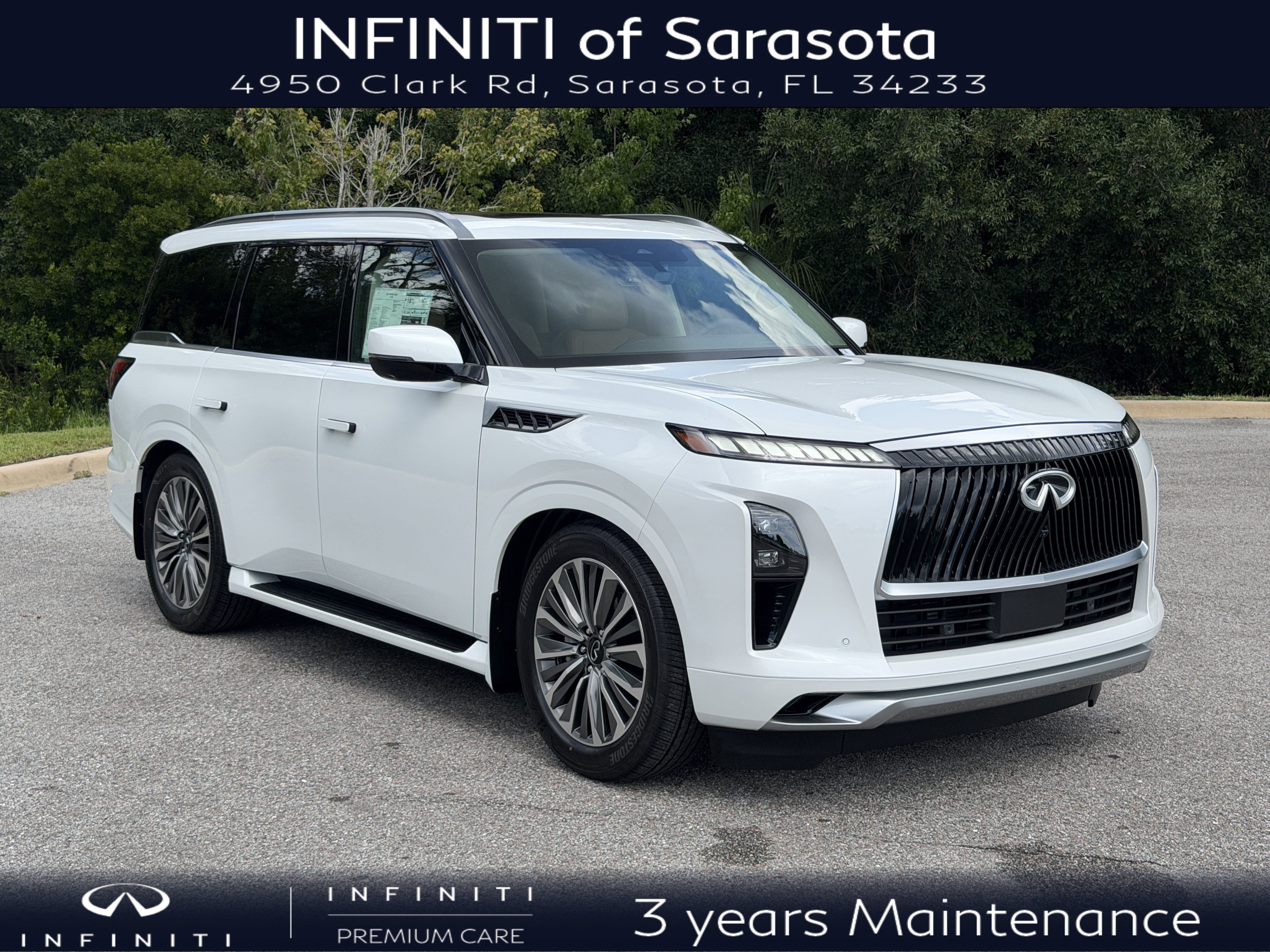 New 2027 INFINITI QX80 LUXE SUV