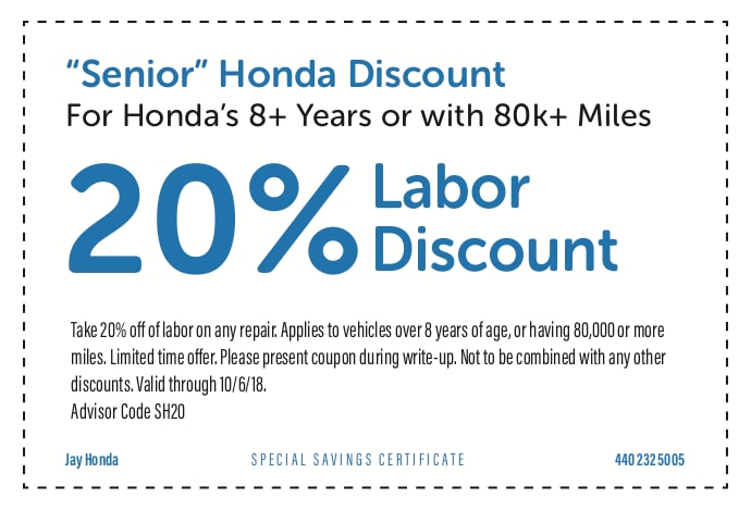 Current Service Coupons Jay Honda Honda Service Center near Current Service Coupons Jay Honda Honda Service Center near