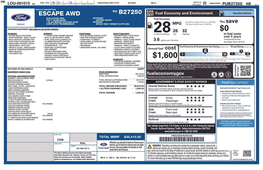Used 2023 Ford Escape Active SUV