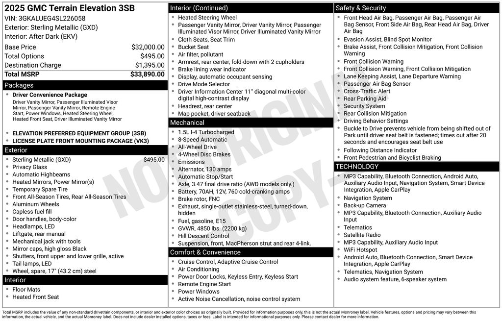 2025 GMC Terrain Elevation AWD's photo
