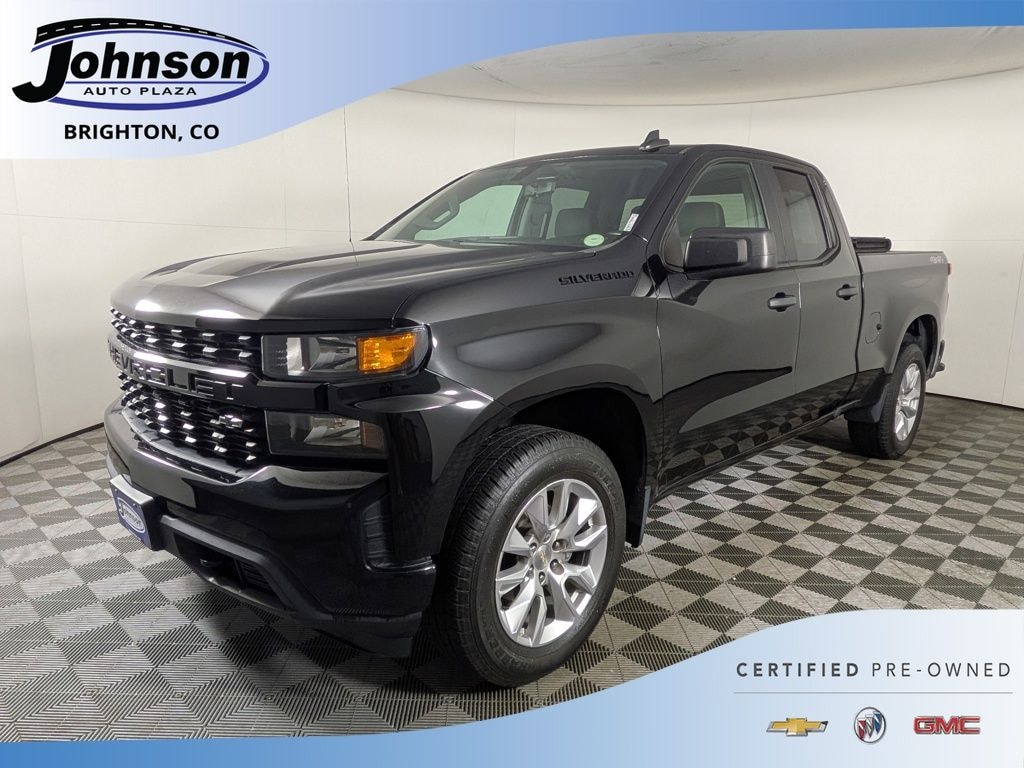 Certified 2021 Chevrolet Silverado 1500 Custom Truck Double Cab