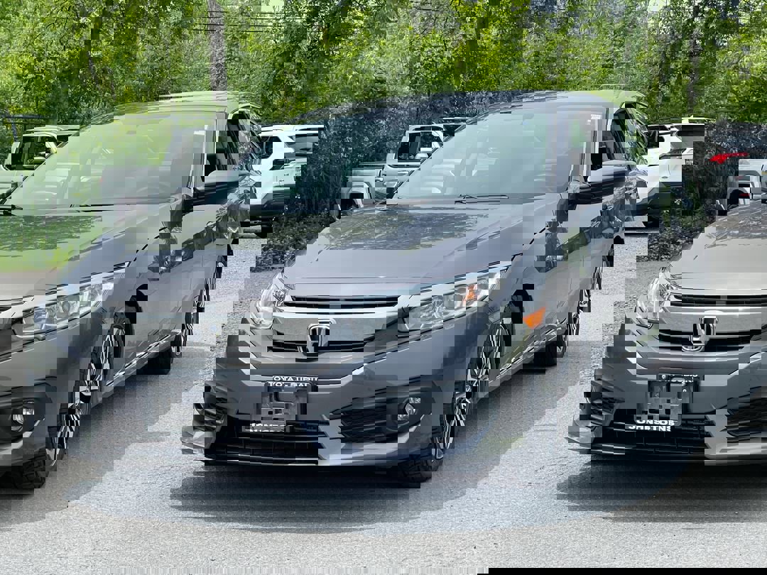 Used 2016 Honda Civic EX-T with VIN 19XFC1F3XGE202595 for sale in New Hampton, NY