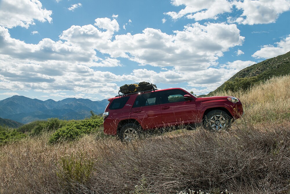 Johnstons Toyota is a Car Dealership in New Hampton near Scotchtown NY | 2020 Toyota 4Runner up a hill