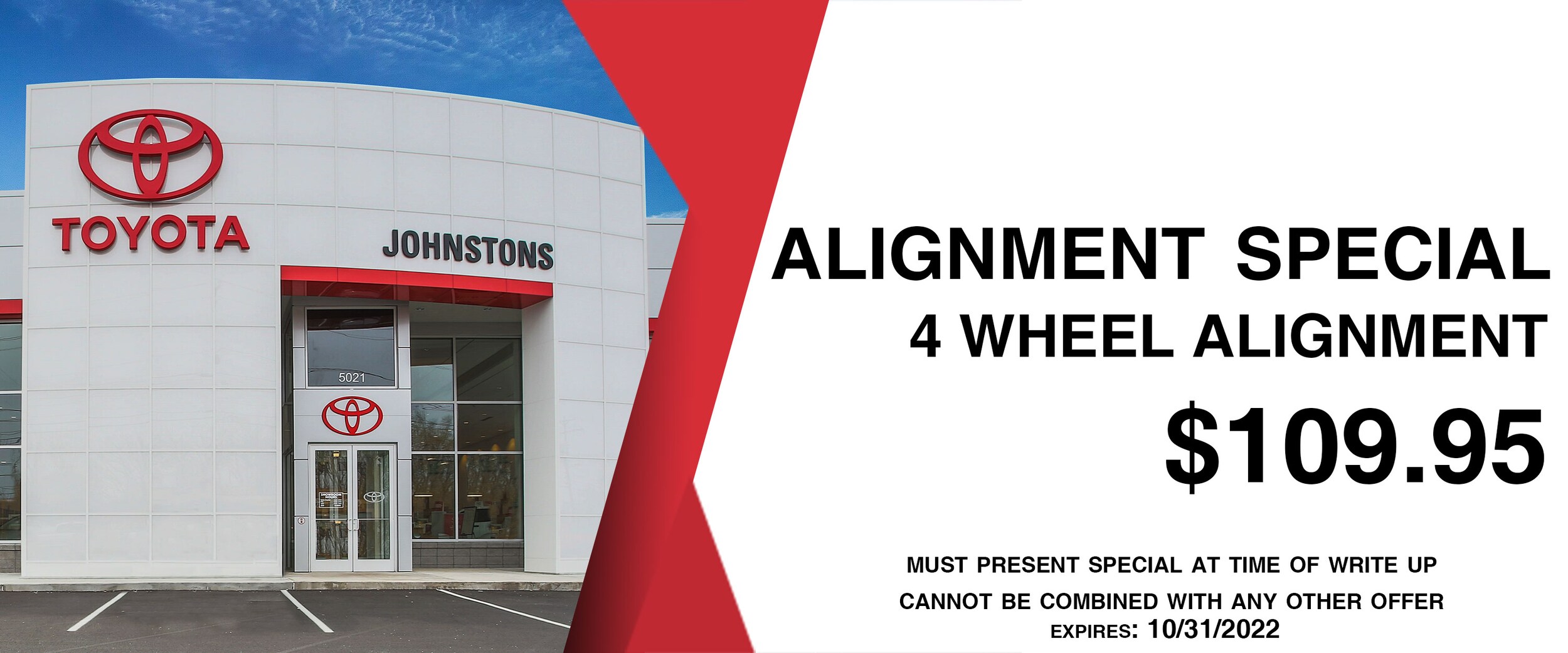 Service Specials Johnstons Toyota