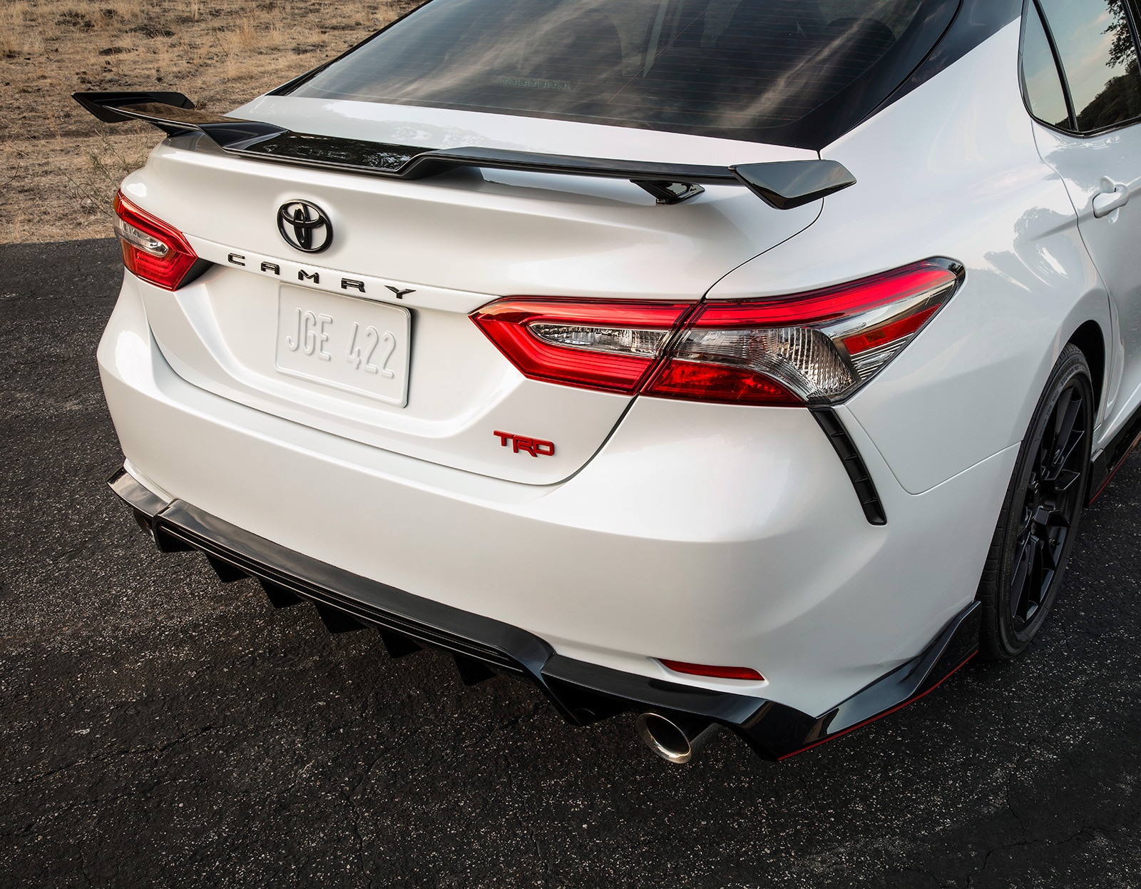 Model Features of the 2020 Toyota Camry at Johnstons Toyota of New Hampton | The tailend of the 2020 camry