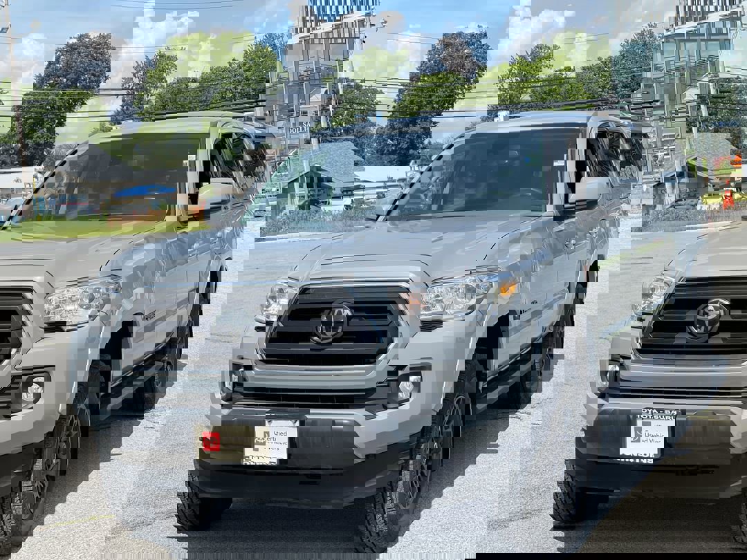 Certified 2021 Toyota Tacoma SR5 with VIN 5TFCZ5AN7MX252920 for sale in New Hampton, NY