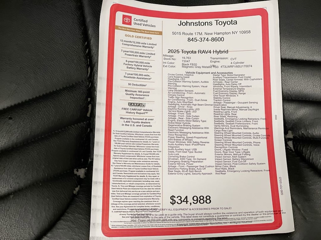 Certified 2023 Toyota RAV4 LE SUV