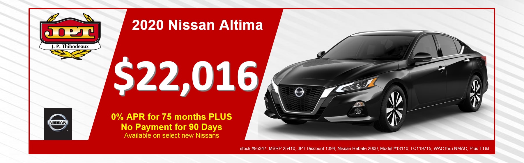 Jp Thibodeaux Nissan >> J.P. Thibodeaux Nissan | New Nissan Dealership in New Iberia, LA Jp Thibodeaux Nissan >> J.P. Thibodeaux Nissan | New Nissan Dealership in New Iberia, LA
