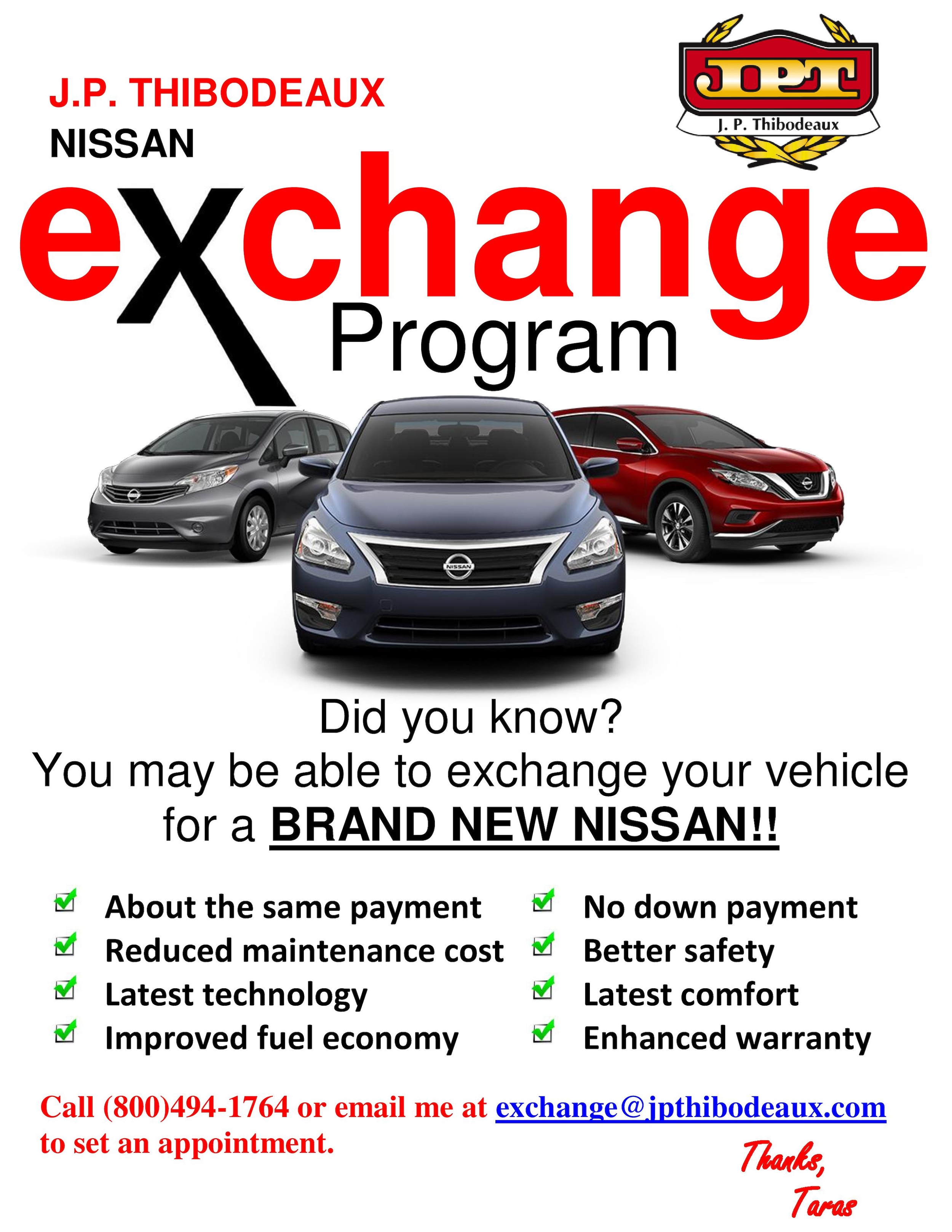 Jp Thibodeaux Used >> J.P. Thibodeaux Nissan | New Nissan dealership in New ... Jp Thibodeaux Used >> J.P. Thibodeaux Nissan | New Nissan dealership in New ...