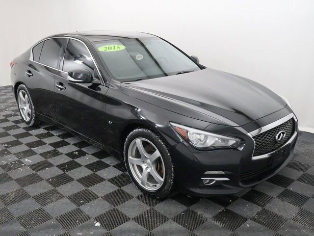 Used 2015 INFINITI Q50  with VIN JN1BV7AR4FM390623 for sale in Bay City, MI