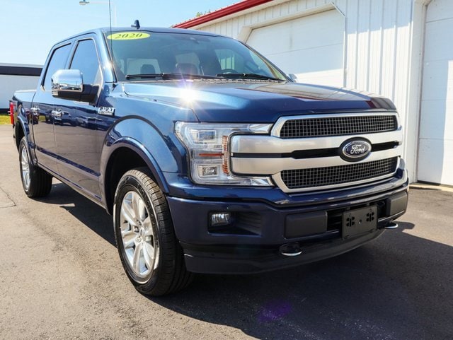 Used 2020 Ford F-150 Platinum with VIN 1FTEW1E43LFB49655 for sale in Bay City, MI