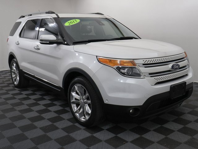 Used 2015 Ford Explorer Limited with VIN 1FM5K8F86FGA00088 for sale in Bay City, MI