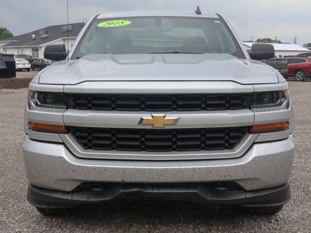Used 2018 Chevrolet Silverado 1500 Silverado Custom Truck Double Cab