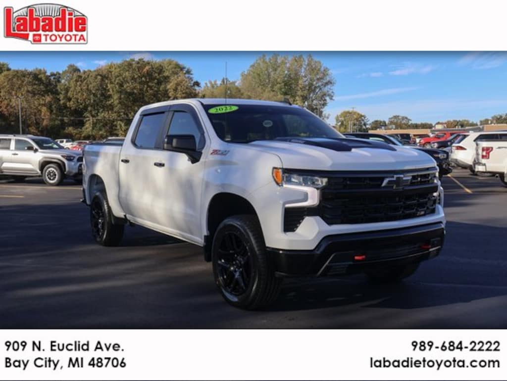 Used 2022 Chevrolet Silverado 1500 LT Trail Boss Truck Crew Cab