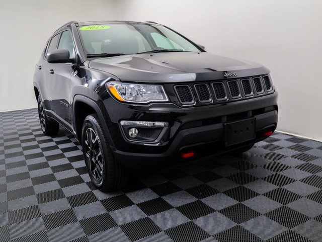 Used 2020 Jeep Compass Trailhawk with VIN 3C4NJDDB4LT154255 for sale in Bay City, MI