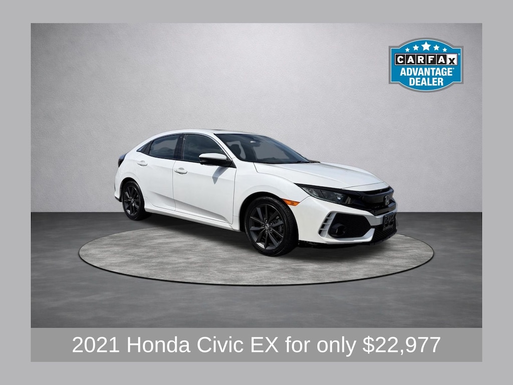 Used 2021 Honda Civic EX Hatchback
