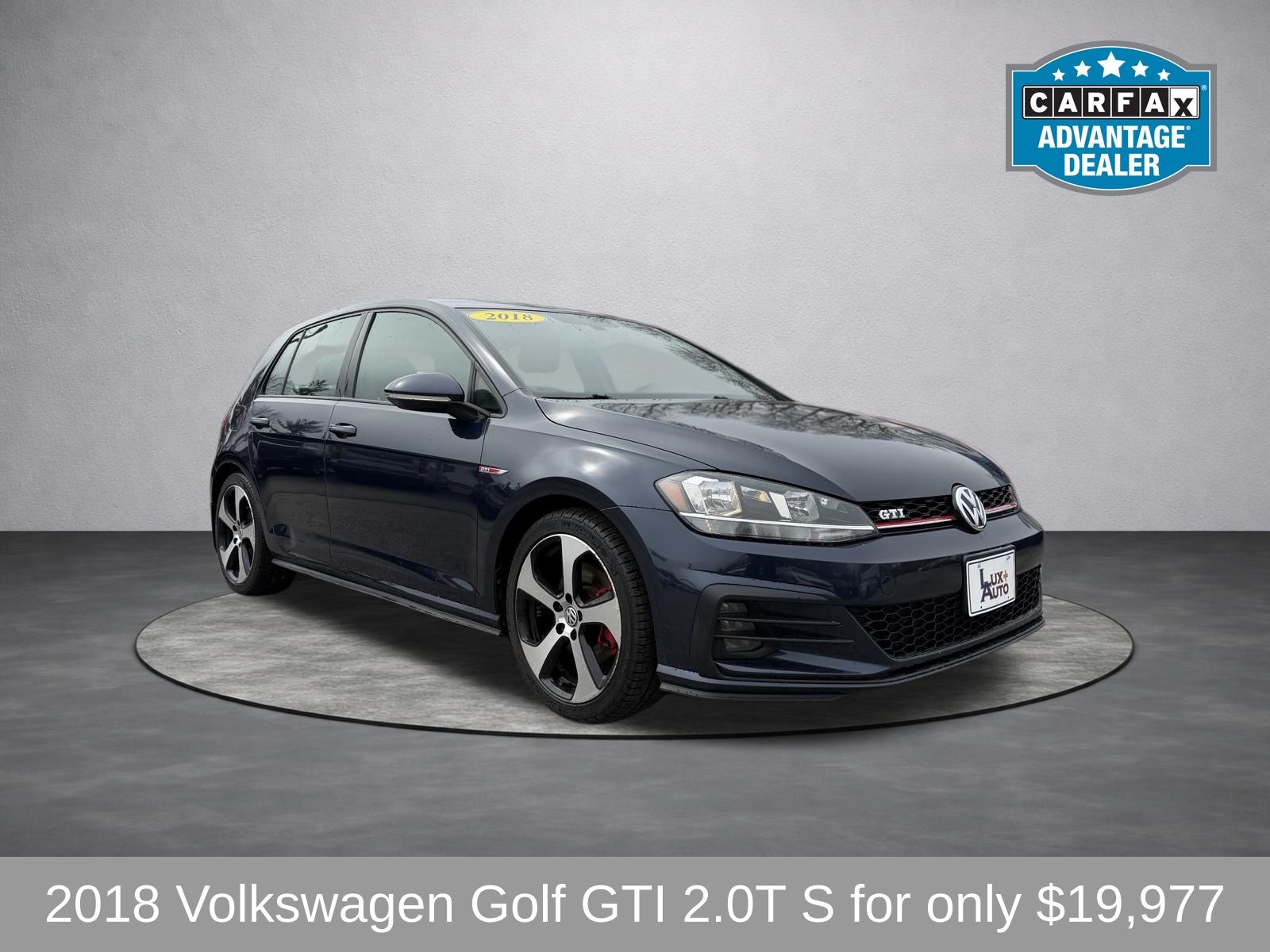 2018 Volkswagen Golf GTI 2.0T S 4-Door FWD