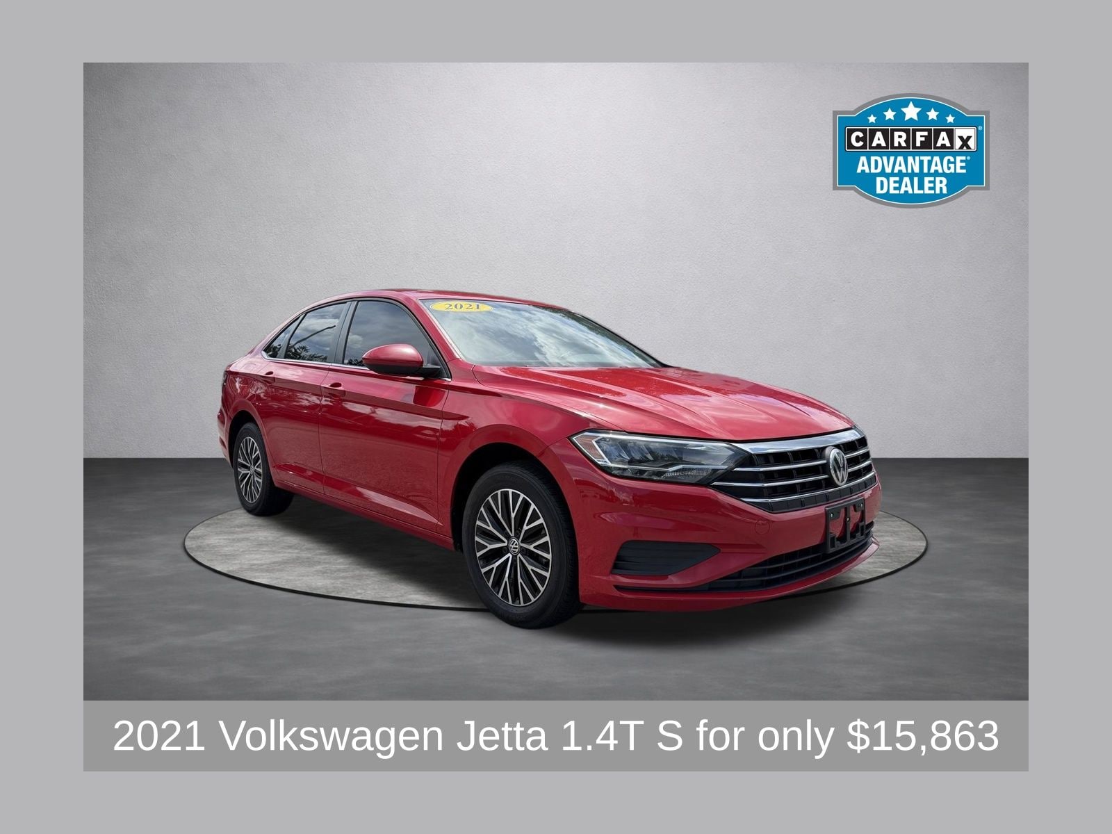 Red 2021 Volkswagen Jetta Sedan Front-Wheel Drive 6-Speed Manual