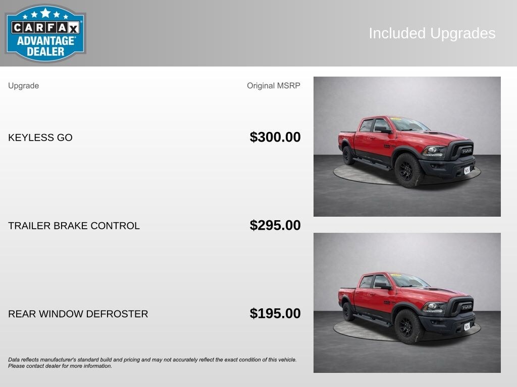 Used 2018 Ram 1500 Rebel Truck