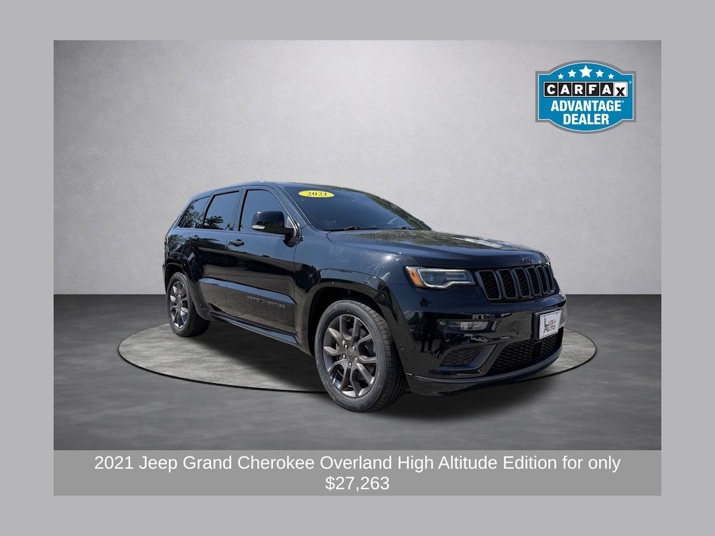 Used 2021 Jeep Grand Cherokee Overland SUV