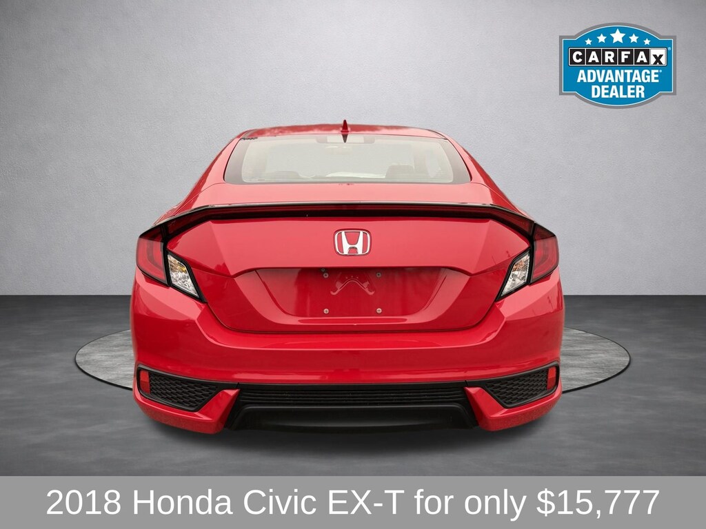 Used 2018 Honda Civic EX-T Coupe