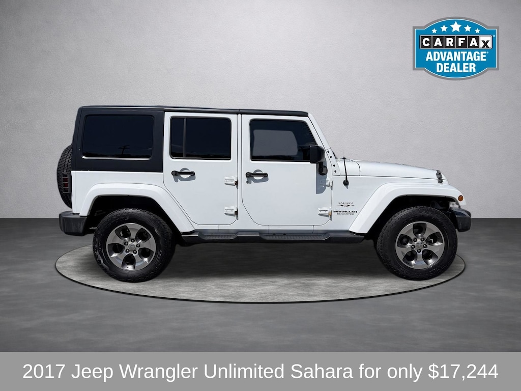 Used 2017 Jeep Wrangler Unlimited Sahara SUV