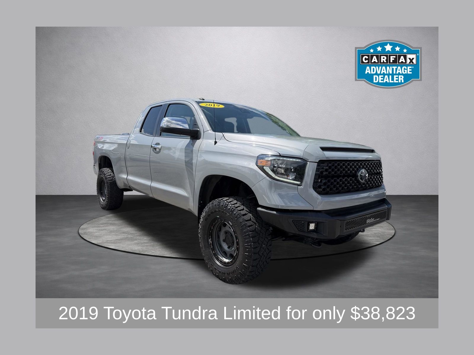 Gray 2019 Toyota Tundra Pickup Truck Four-Wheel Drive 6-Speed Automatic