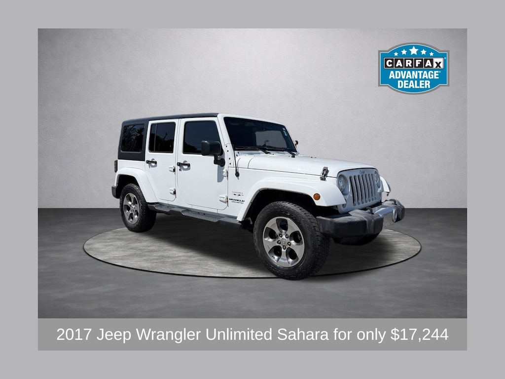 Used 2017 Jeep Wrangler Unlimited Sahara SUV