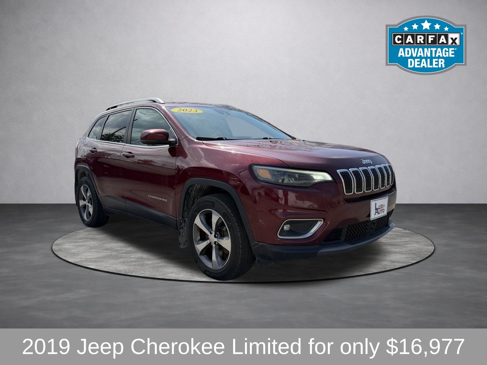Velvet Red Pearlcoat 2019 Jeep Cherokee Limited 4WD SUV / Crossover Four-Wheel Drive 9-Speed Automatic