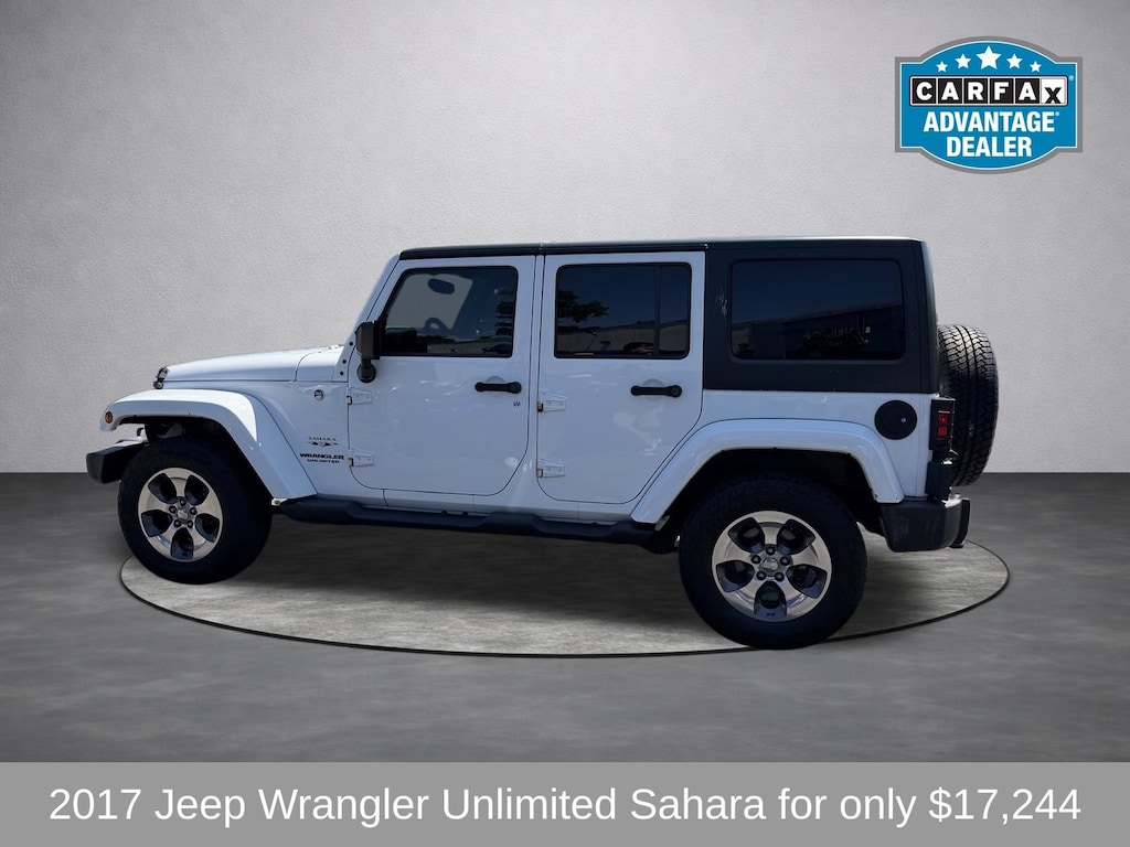Used 2017 Jeep Wrangler Unlimited Sahara SUV