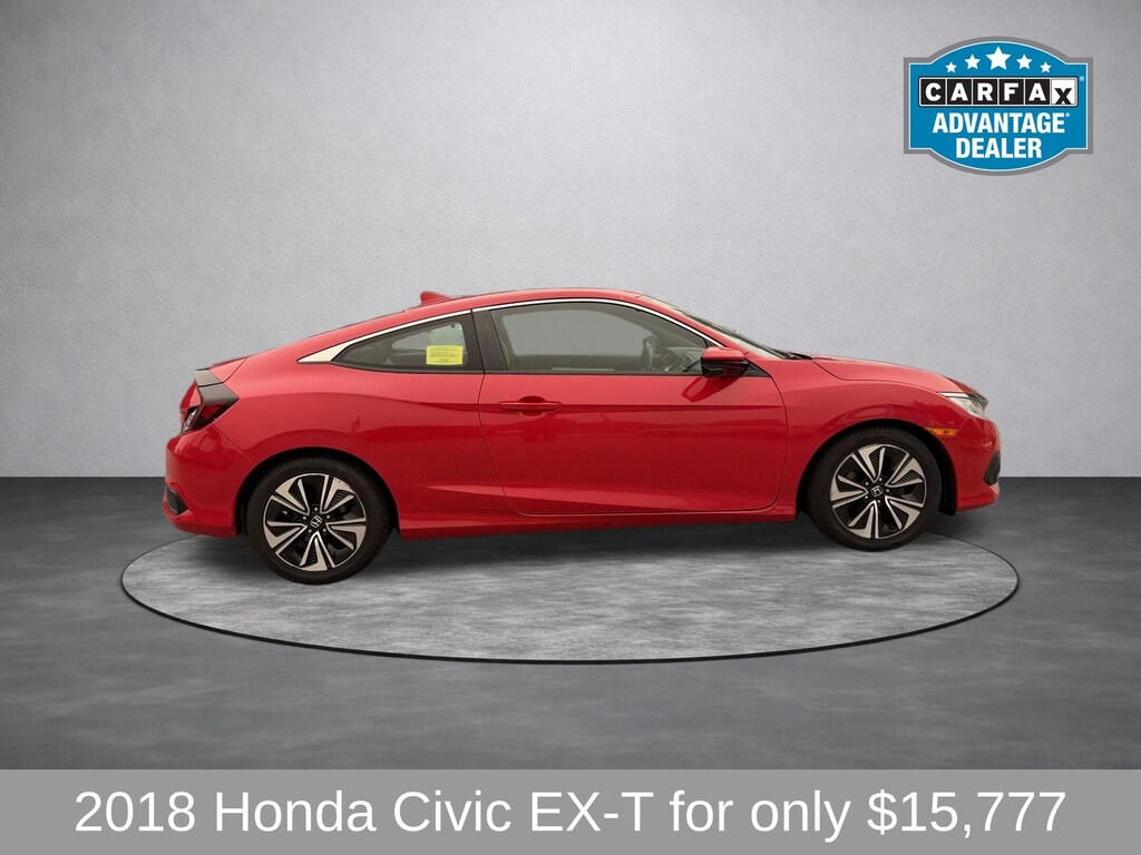 Used 2018 Honda Civic EX-T Coupe