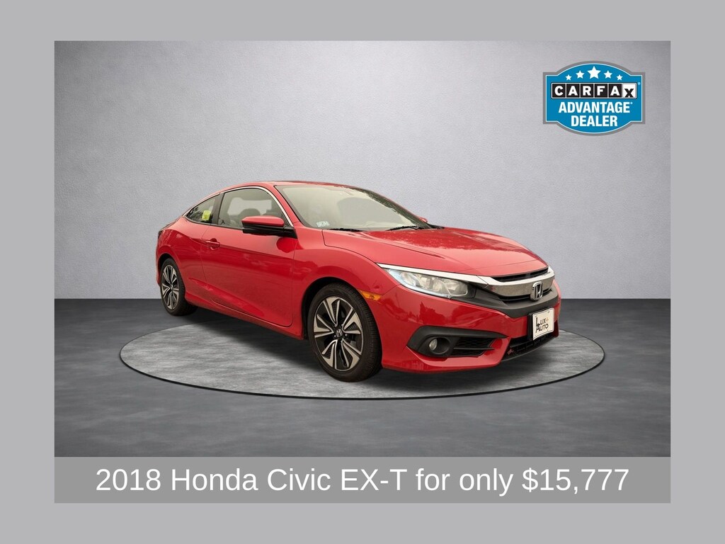 Used 2018 Honda Civic EX-T Coupe