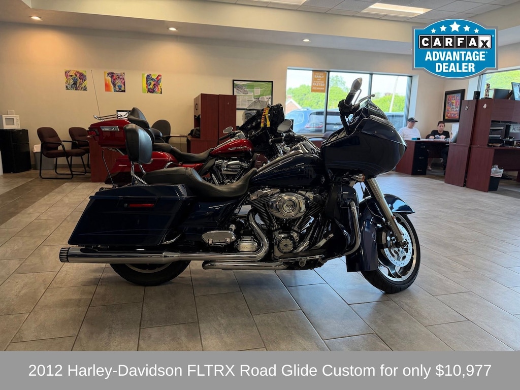 Used 2012 Harley-Davidson Fltrx Road Glide Custom Motorcycle