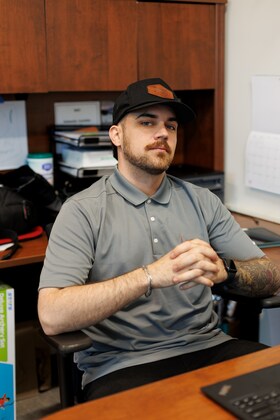 Staff member Eric Poirier from 67e9fe96352a