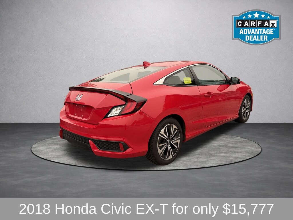 Used 2018 Honda Civic EX-T Coupe